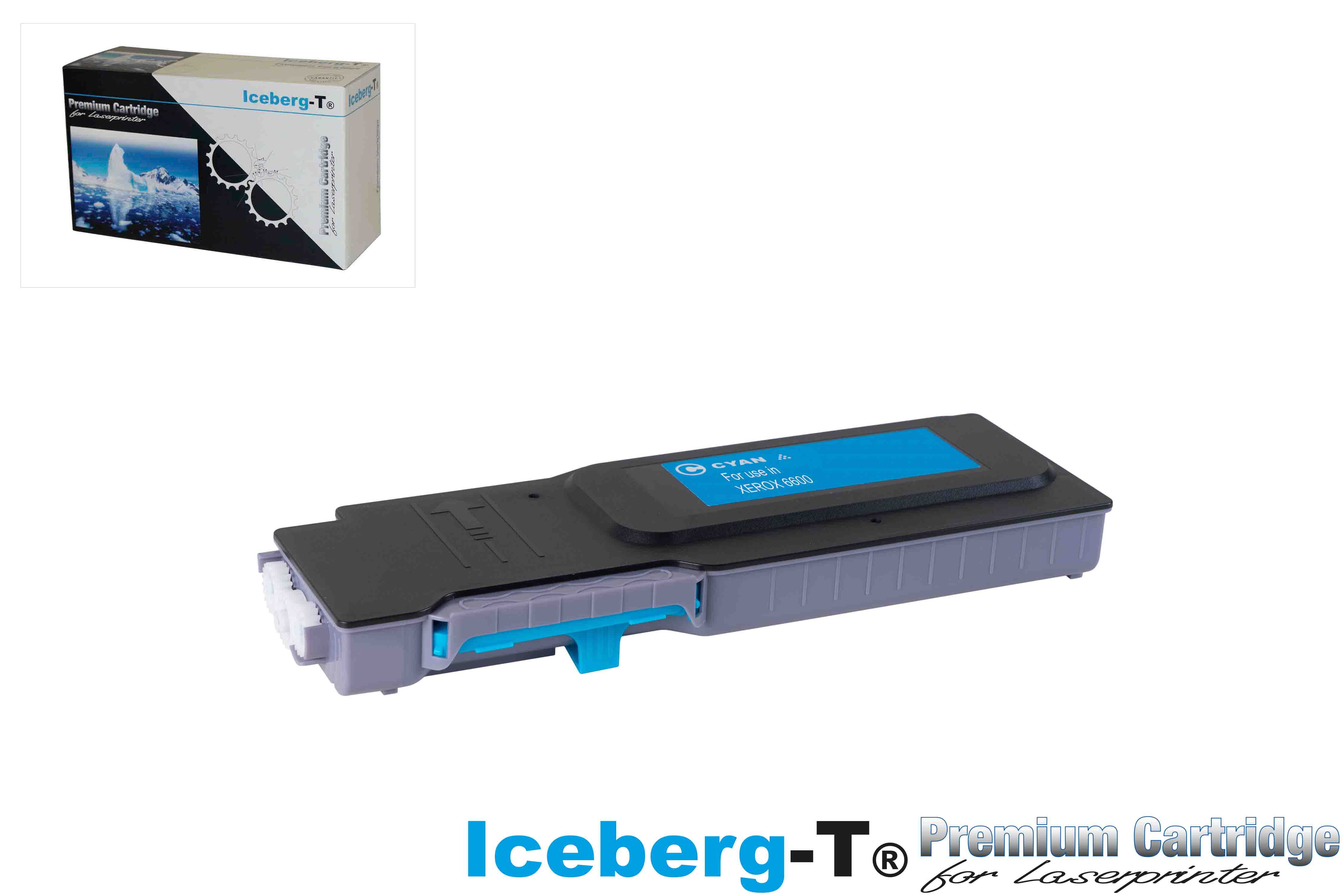 Iceberg-T Toner Xerox Phaser 6600 6'000 Seiten, cyan