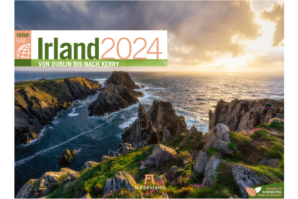 ACKERMANN Bildkalender 2025 3516 Irland DE 45x33cm