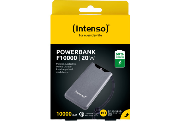 INTENSO Power Bank F10000 Grey 7332034 10000 mAh