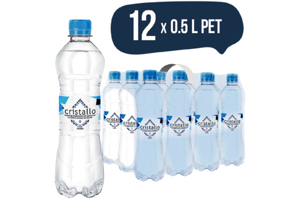 CRISTALLO blau PET 50cl 683770 ohne Kohlensäure 12 Stück