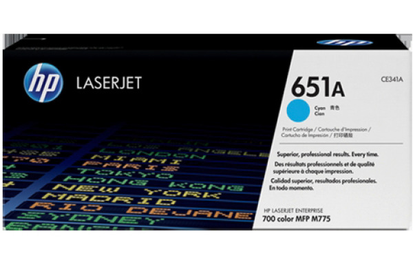 HP Toner-Modul 651A cyan CE341A LJ Enterpr.700 M775 16'000 S.