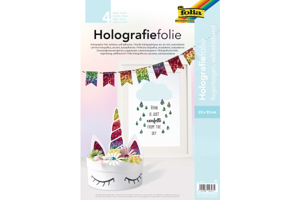 FOLIA Holographische Folie 23x33cm 347 selbstklebend