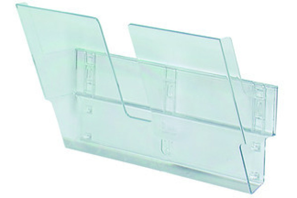 BIELLA Wandfach Murama A4 quer 36545003U transparent, bis 200 Blatt