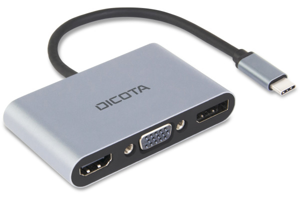 DICOTA Docking Station 5-in-1 USB-C D32064 4K HDMI/DP PD 100W portable