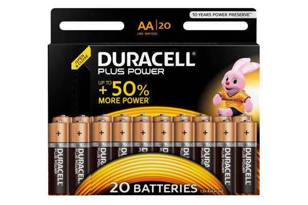 DURACELL Batterie Plus Power 4-141056 AA/LR6 20 Stück