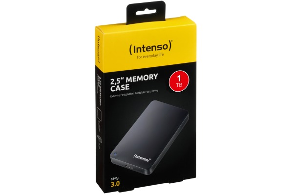 INTENSO HDD Memory Case 1TB 6021560 USB 3.0 2.5 inch black