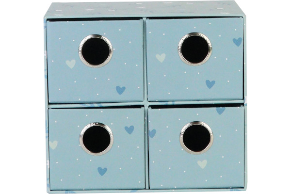 ANCOR Schubladen Box 117943 B'LOG SWEET BLUE 4 Schubladen