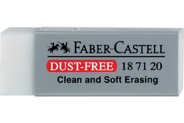 FABER-CA. Radierer Dust-Free 187120 transparent