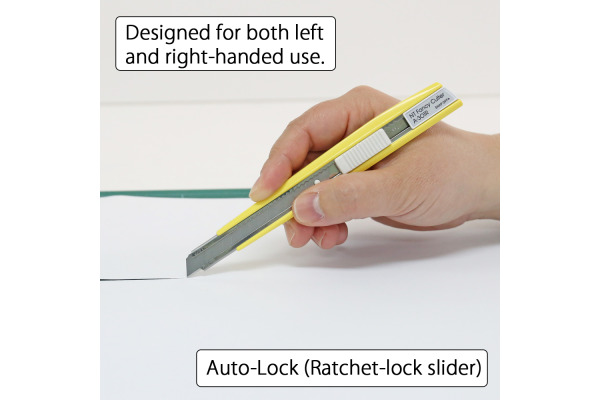 NT Cutter A-301RP mit Auto-Lock, pastell gelb