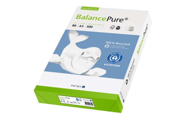 BALANCE Multifunktions-Papier A3 88330219 weiss,Recycling,80g,500 Blatt