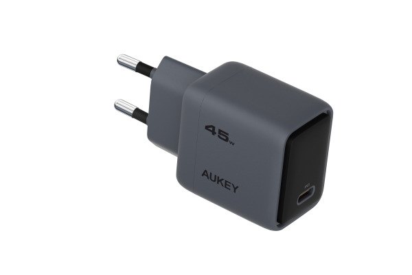 AUKEY Comet 45W GaN PD PA-C2 1-Port, Wall Charger Grey