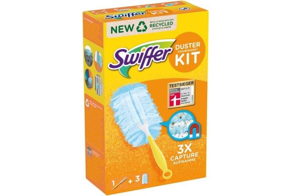 Swiffer Staubmagnet Starterset (mit 1 Griff und 1 Tücher)